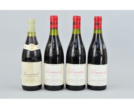 FOUR BOTTLES OF POMMARD, comprising 3 x Domaine Cyrot-Buthiau 1991 and 1 x 1982 vintage (4)