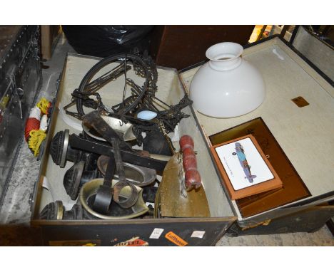 Suitcases containing miscellaneous collectables.