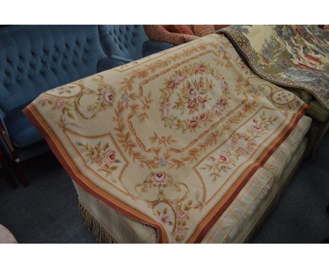 An Aubusson style tapestry wall hanging 185cm x 115cm.