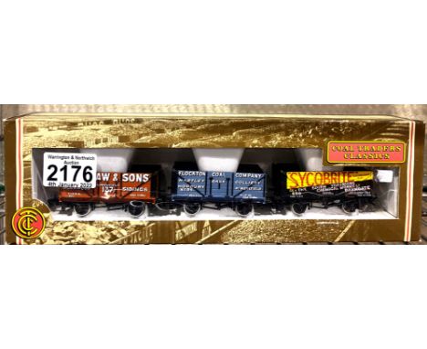 Bachmann 33-033 Coal Trader Classics, set of three Yorkshire Area wagons in excellent condition, boxed. P&amp;P Group 1 (£14+