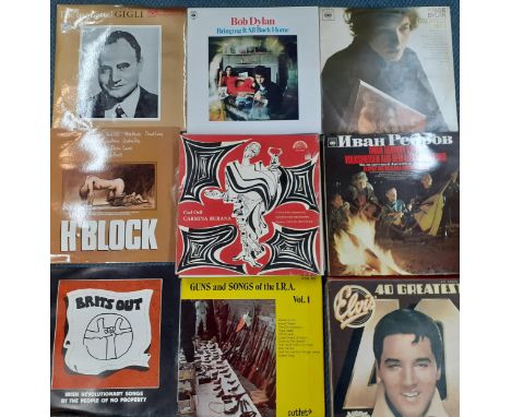 Mixed LP's to include 1970's box sets compilations, Bob Dylan, Elvis, Classical and Country artist, John Lennon and Bob Marle