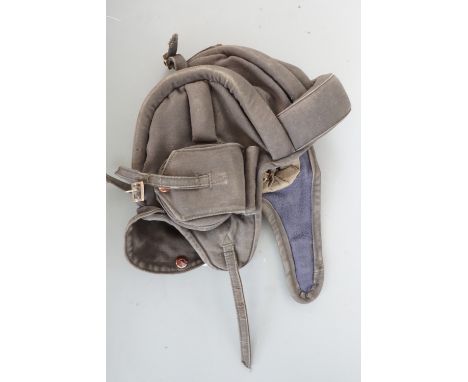 A Soviet tank crew helmet