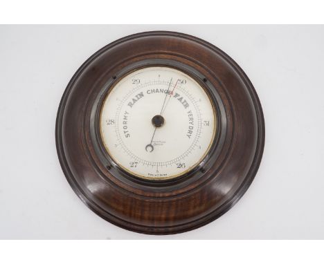 A 1920s Short and Mason aneroid barometer, 25 cm