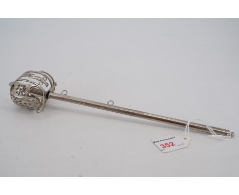 A Wilkinson Sword miniature Scottish Highland regiment officer's broad sword, 26 cm