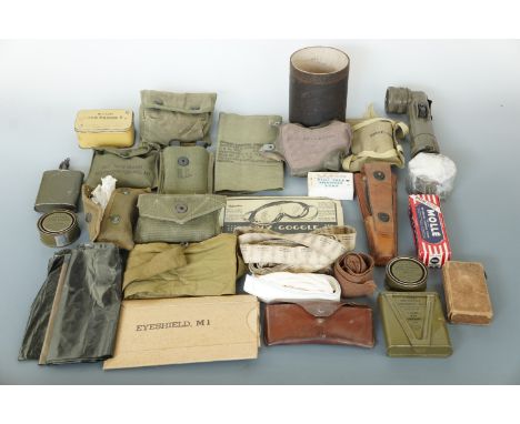 A quantity of US military personal kit, tool etc