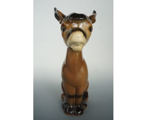 A 1960s kitsch ceramic donkey, 25 cm