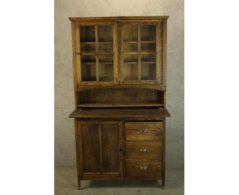 Kitchen dresser, vintage oak. H.197 W.110cm. 