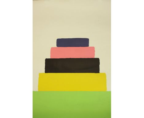 Martin Creed. "Work No. 1273". London 2012 Olympics / Paralympics poster. Lithograph. Satin paper printed by Pyramid 80 x 60 