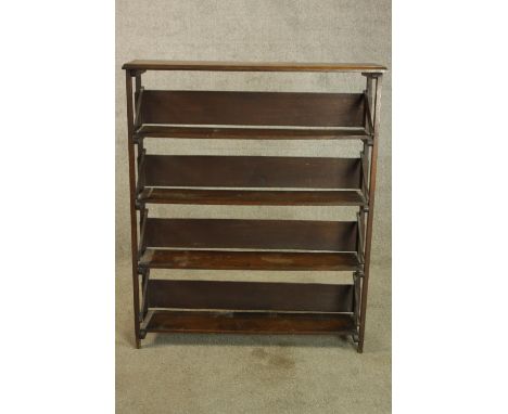 Open bookcase, vintage oak. H.99 W.82cm. 