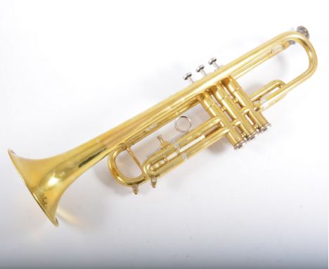 Eterna by Getzen Trumpet Severinsen S/n 10038, circa 1970, with case, Lew Davis Autograph mute and Getzen authenticity papers