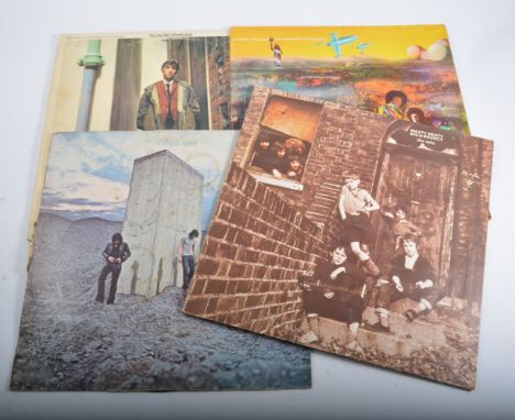 Vinyl records; The Who; Meaty Beaty Big and Bouncy, Who's Next, Tommy the Movie, Quadrophenia, along with Jimi Hendrix Electr