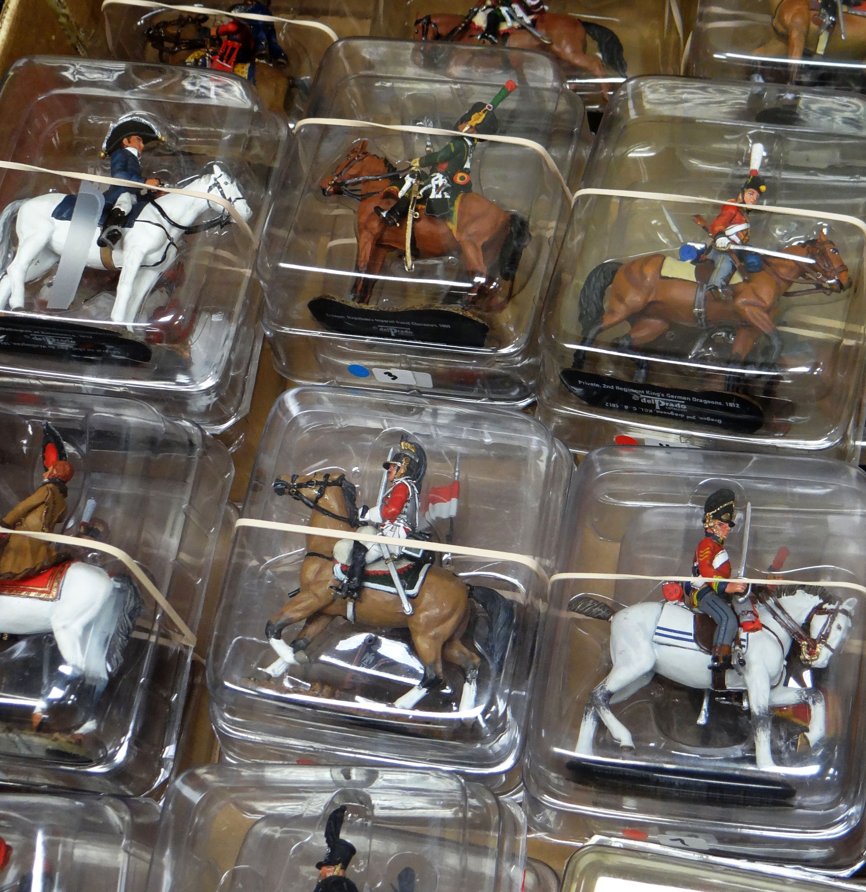 A COMPLETE SET OF DEL PRADO MILITARY FIGURES 'CAVALRY OF THE NAPOLEONIC