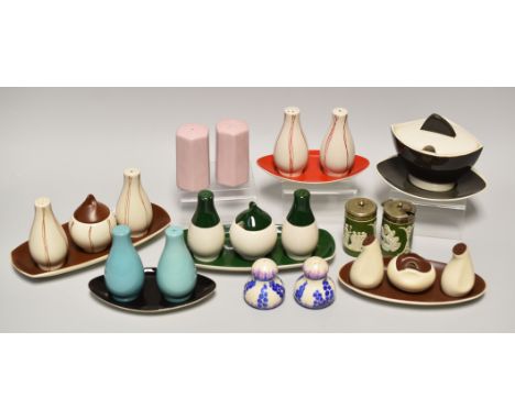 A QUANTITY OF CARLTONWARE CRUETS ETC mainly 1970s and earlier designs