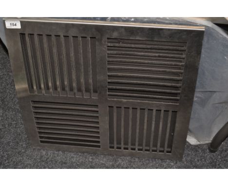 A  contemporary wall hanging Groove CD rack, designed by Frank Kerdl;  others (4);  a World War II bomber plane print