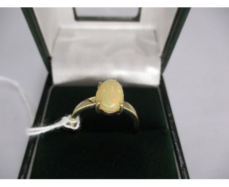 Carved Opal Ring 