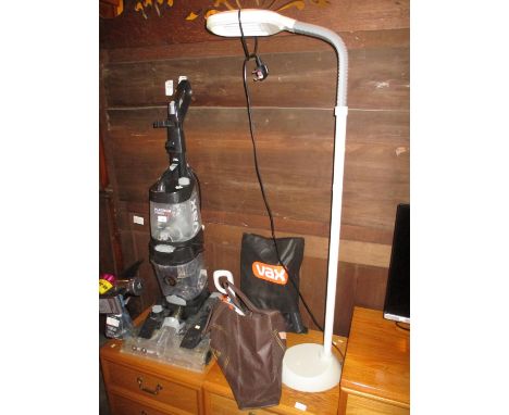 Vax Platinum Power Max, Vax Steam Cleaner and a Reading Light 