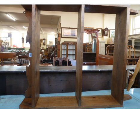 Pine open hanging shelf 