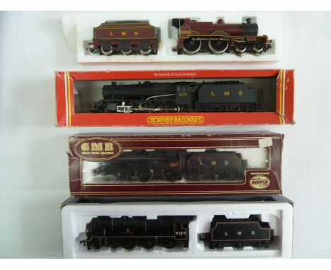 Hornby 00 Gauge 2-4-0 and 4-4-0 locomotive and tenders, Bachmann 2-4-0 and Airfix 2-4-0 locomotives and tenders (4) 