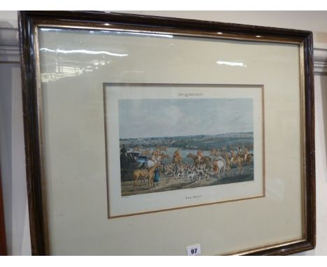 Hunting print - Quorn Hunt 'The Meet' H Alken 