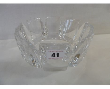 Orrefors glass fruit bowl 