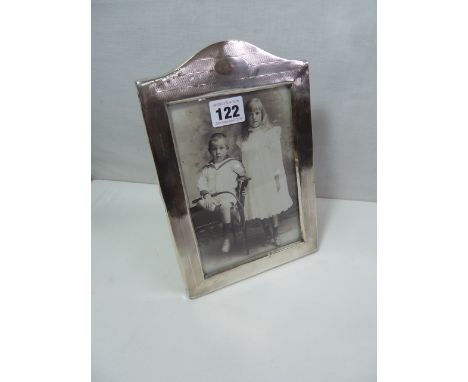 Silver engine-turned photograph frame - Birmingham 1925 