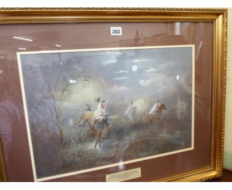 Print - Midnight Steeplechase, Melton Spinney - Brian Hollingshead 