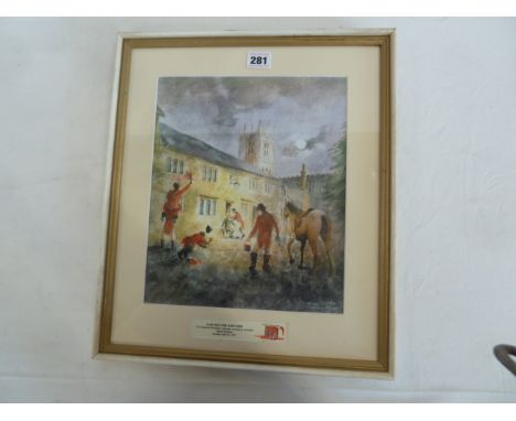 Print 'Painting the Town Red' - Brian Hollingshead 