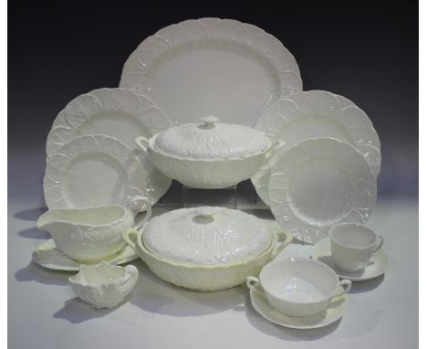 A Wedgwood and Coalport Countryware part service, including nine dinner and dessert plates, ten tea plates, two tureens and t