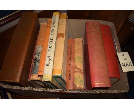 J.H. Rutherford: The History Of The Linlithgow and Stirlingshire Hunt, 1775-1910, published 1911, in red cloth covers; Baily'