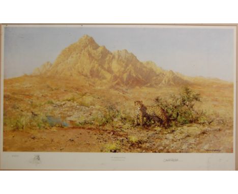 David Shepherd - The Arabian leopard, limited edition print, pencil signed to the margin and numbered 273/500, the full sheet