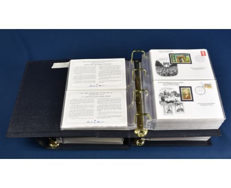 The Danbury Mint - First Day covers - The 50th Anniversary of World War II Commemorative covers collection contained within t