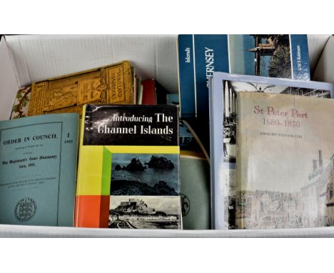 A large collection of Channel Islands books and pamphlets comprising of Old Channel Islands silver, Richard H. Mayne; The Cha