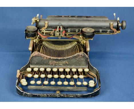 An early 1920s Smith Corona folding typewriter 