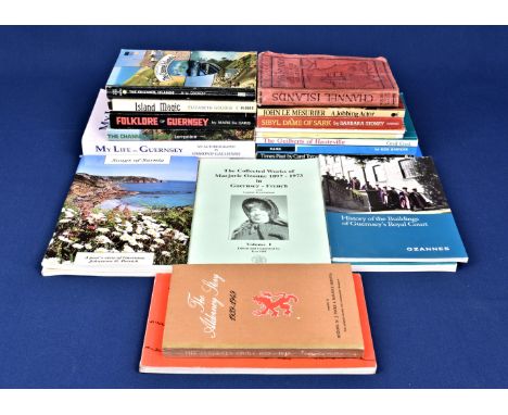 A collection of Channel Islands books comprising of Island Magic by Elizabeth Goudge; Folklore of Guernsey by Marie De Garis;