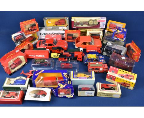 A collection of boxed diecast vehicles to include Eagle's Race (1), Vanguards (1), Days Gone (9), Corgi (8), Atlas Editions (