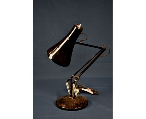 A vintage black painted anglepoise lamp 