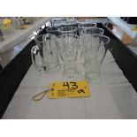 Beer glasses.