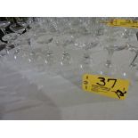 Wine glasses.