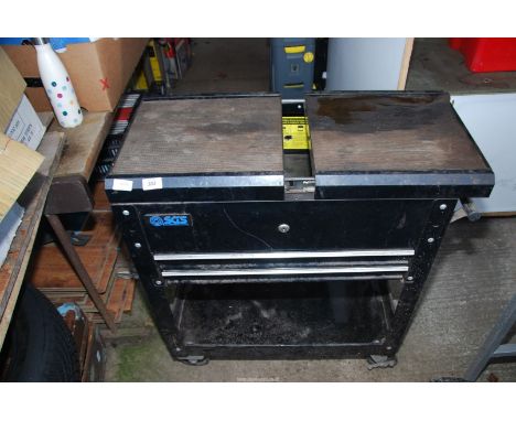 An SGS Engineering Solutions tool box work station.
