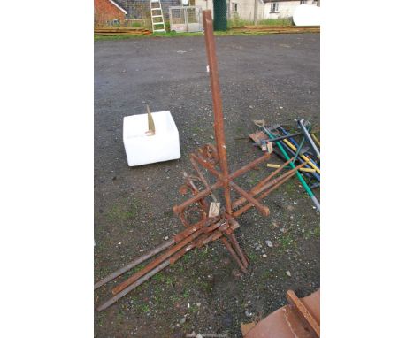 A quantity of weather vane supports.