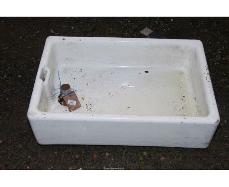 A Belfast sink, 30" x 20".