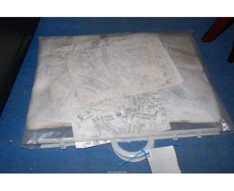 A quantity of Ordnance Survey maps, to include: Chesham, Newtown, etc.