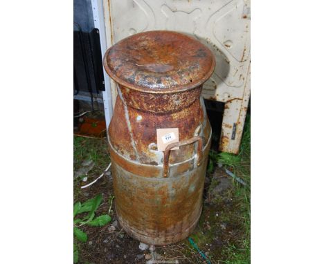 A milk churn.