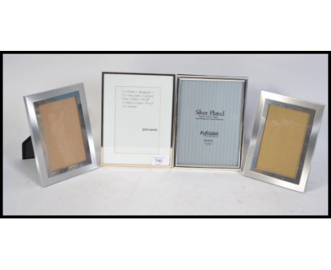 A group of easel back picture frames. Various sizes and designs please see images. 18cms high