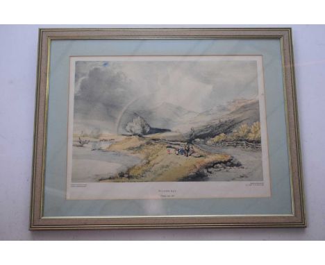 Thomas Cane (British/New Zealand, 19th Century), A pair of limited edition prints of Pigeon Bay and River Ashburton, Alford F