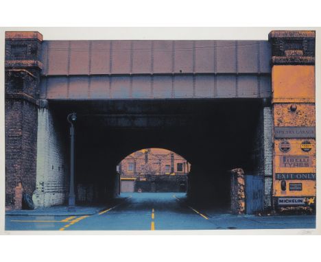 λ Gerd Winner (German b.1936)BanksideScreenprint in coloursSigned in pencil and numbered 52/7559 x 83.5cm (23 x 32¾ in.)Prove