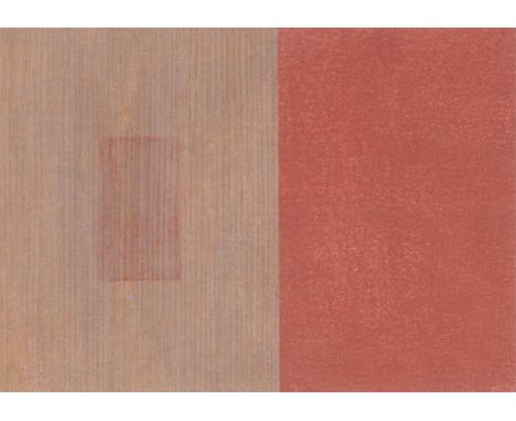 λ Rebecca Salter (British b.1955)Four Divisions IIIWoodcut, 1995 Signed in pencil verso 38.1 x 48.3cm (15 x 19 in.)Provenance