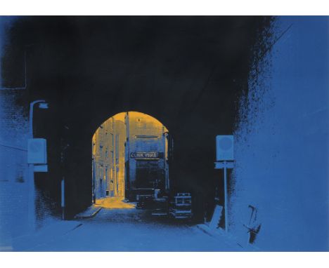 λ Gerd Winner (German b.1936)Clink WharfScreenprint in coloursSigned in pencil and numbered 51/7063.5 x 97cm (25 x 38 in.)Pro