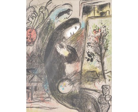 λ Marc Chagall (French/Russian 1887-1985)Inspiration (Mourlot 398)Lithograph printed in colours, 1963From the edition of 10,0
