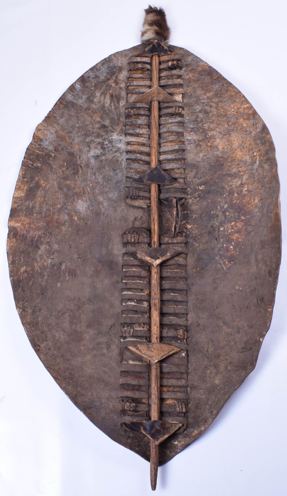 Zulu Warriors War Shield “Umbumbuluzo”, good example of the smaller ...